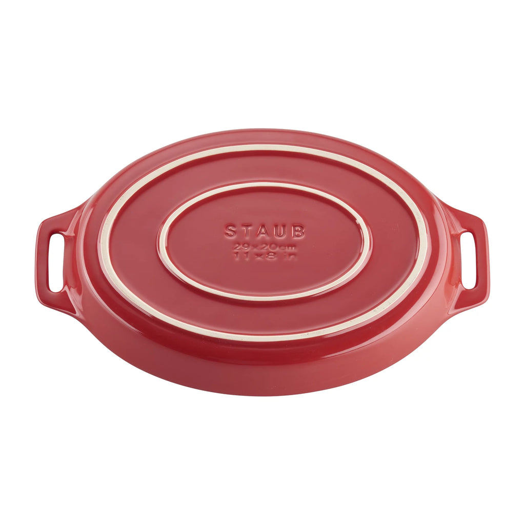 2-pc Oval Ceramic Baking Dish Set Q632
