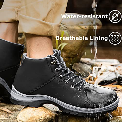 Mens Lightweight Water Resistant Mid Ankle Hiking Boots D110886